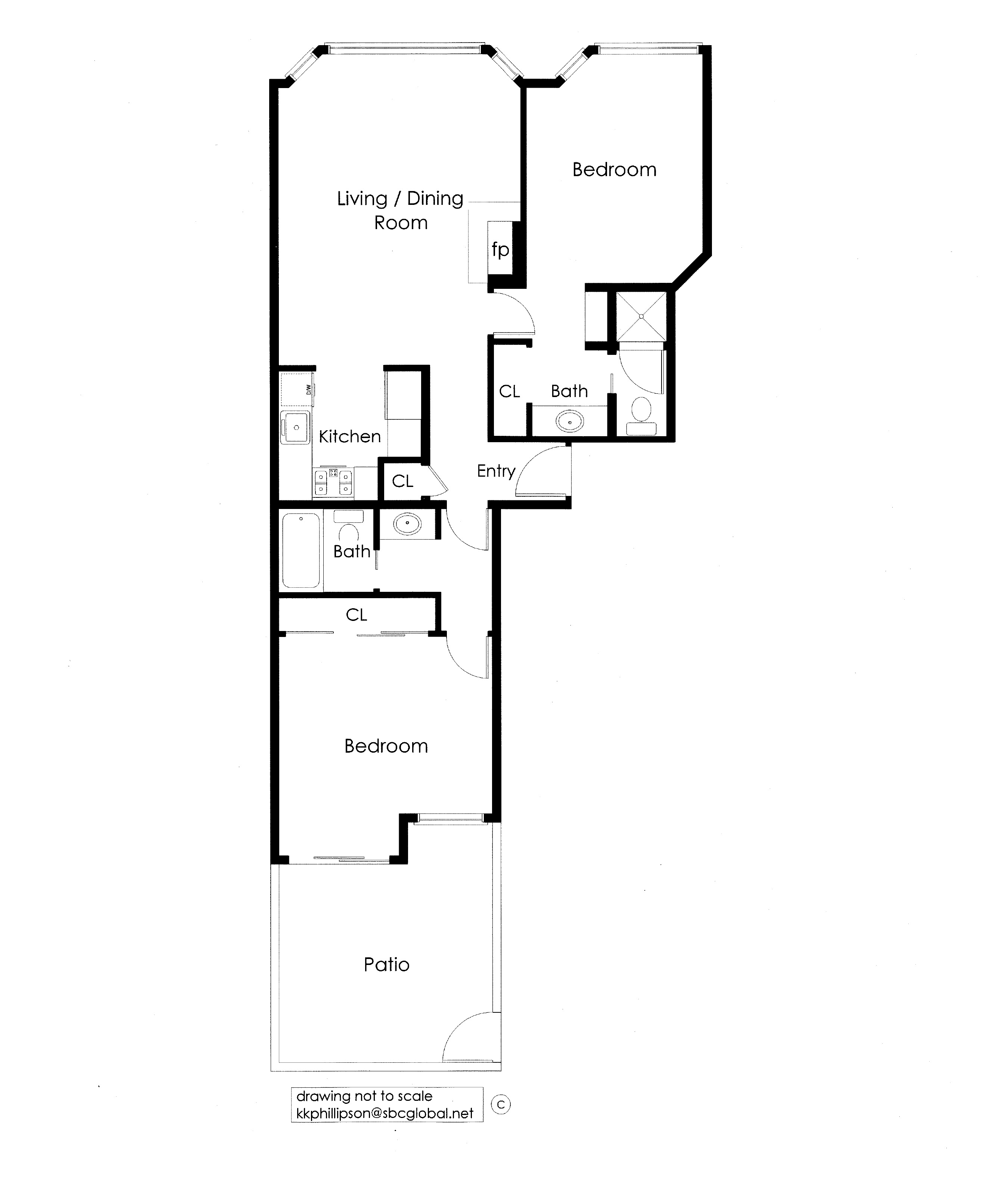 33 Vandewater Street #103 Floor Plan